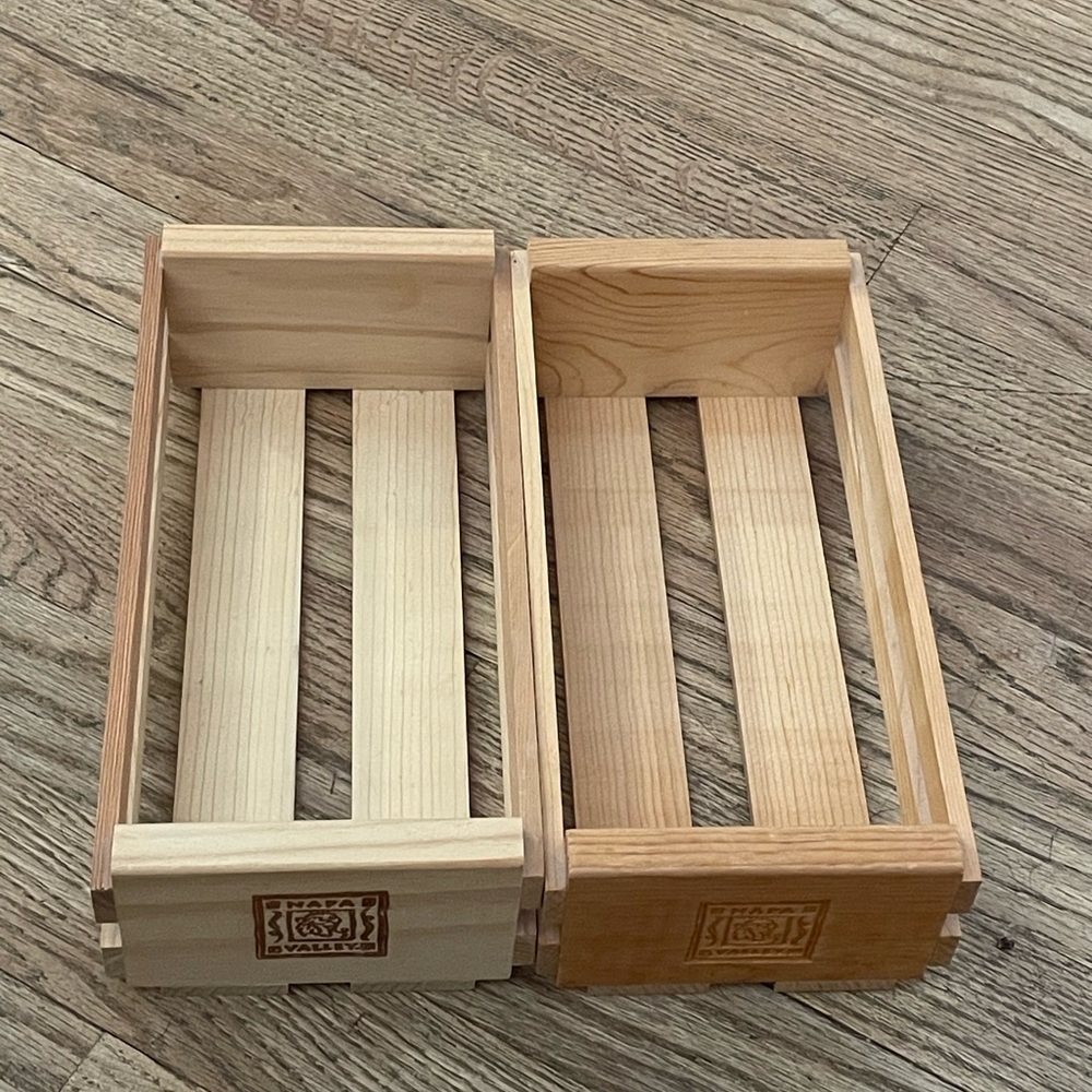 Wooden Storage Crates Set‎